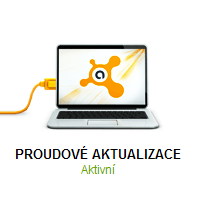 Proudové aktualizace Avast! antiviru.