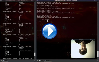 libv4l control via shm - screencast